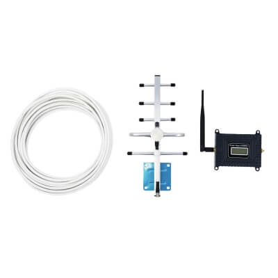 Усилитель сигнала сотовой связи Power Signal 900 MHz (для 2G) 65 dBi, кабель 10 м., комплект-1